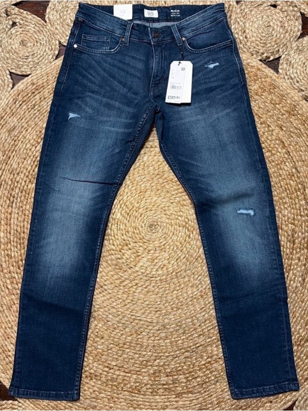 Slim Dark Blue Men's Jeans - Rick | Slim Fit